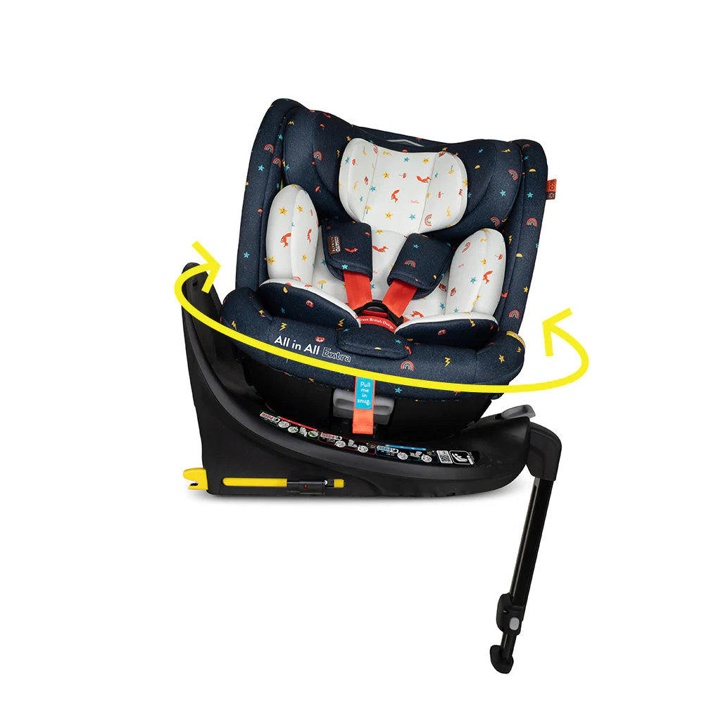 All in All Extra i-Size 360 Car Seat Doodle Days - Image 2