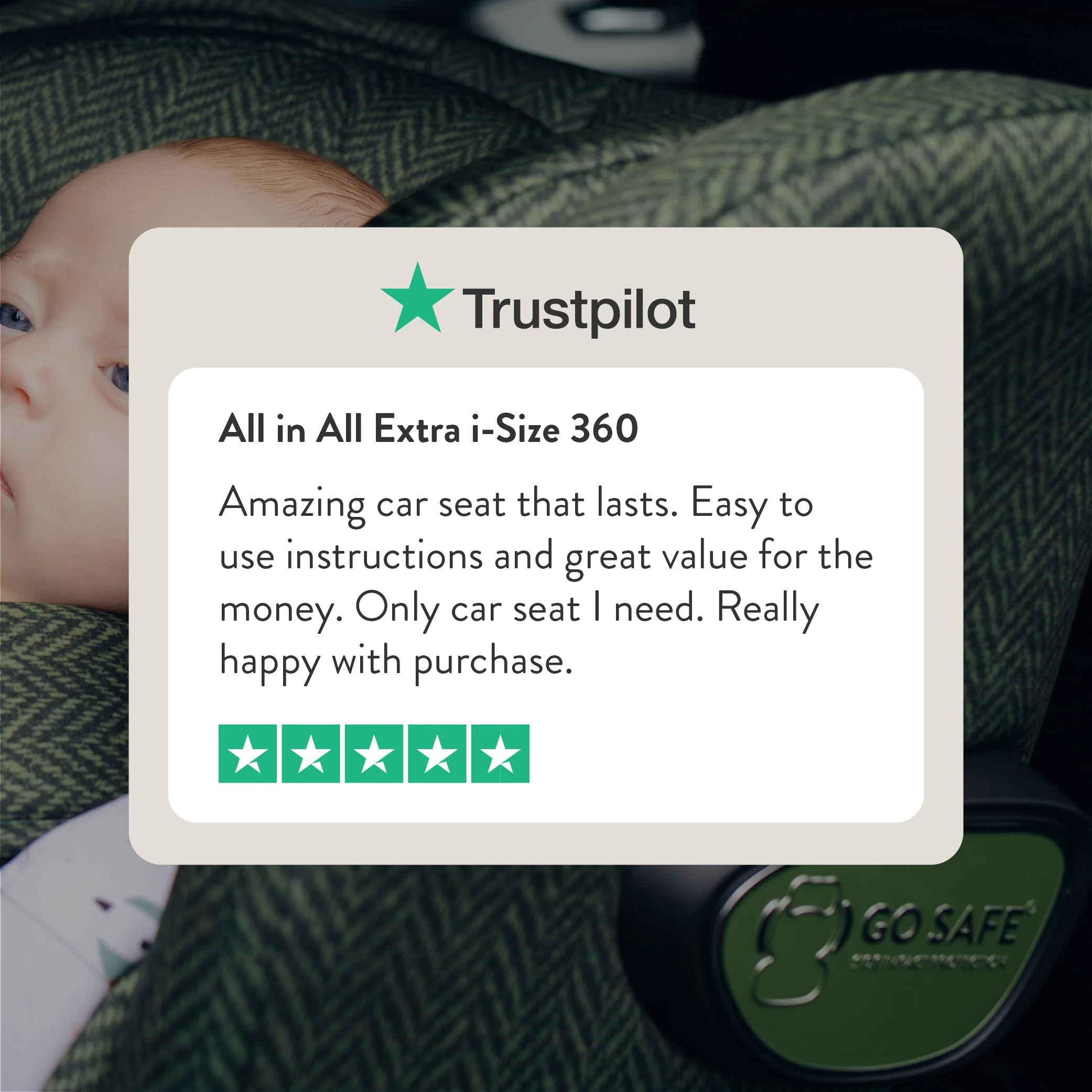 All in All Extra i-Size 360 Car Seat Masquerade - Image 11