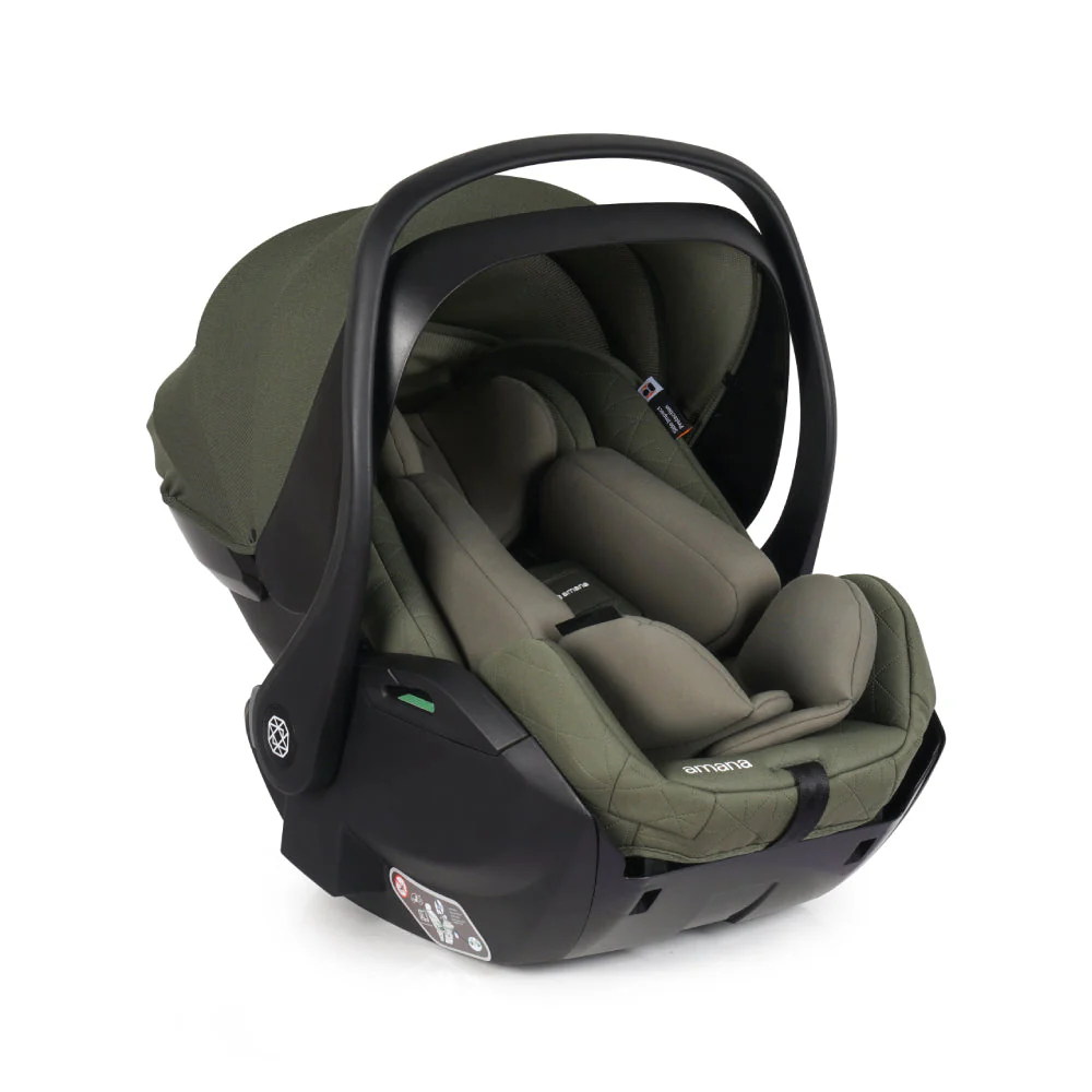 Amana Air+ Group 0+ Infant Carrier With Isofix Base - Sage Green - Image 4