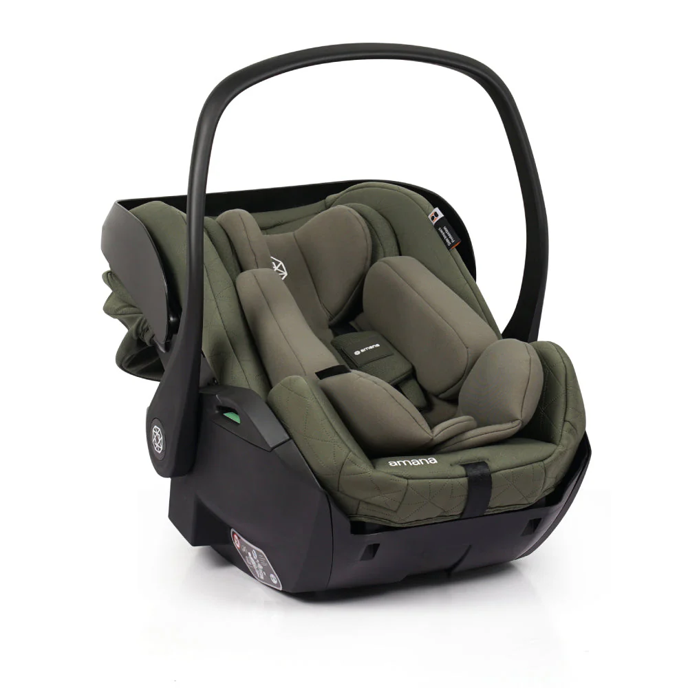 Amana Air+ Group 0+ Infant Carrier With Isofix Base - Sage Green - Image 8