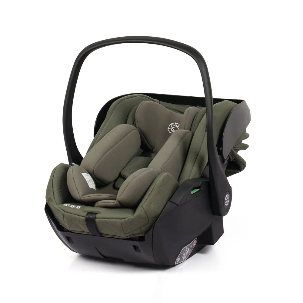 Amana Air+ Group 0+ Infant Carrier With Isofix Base - Sage Green - Image 9