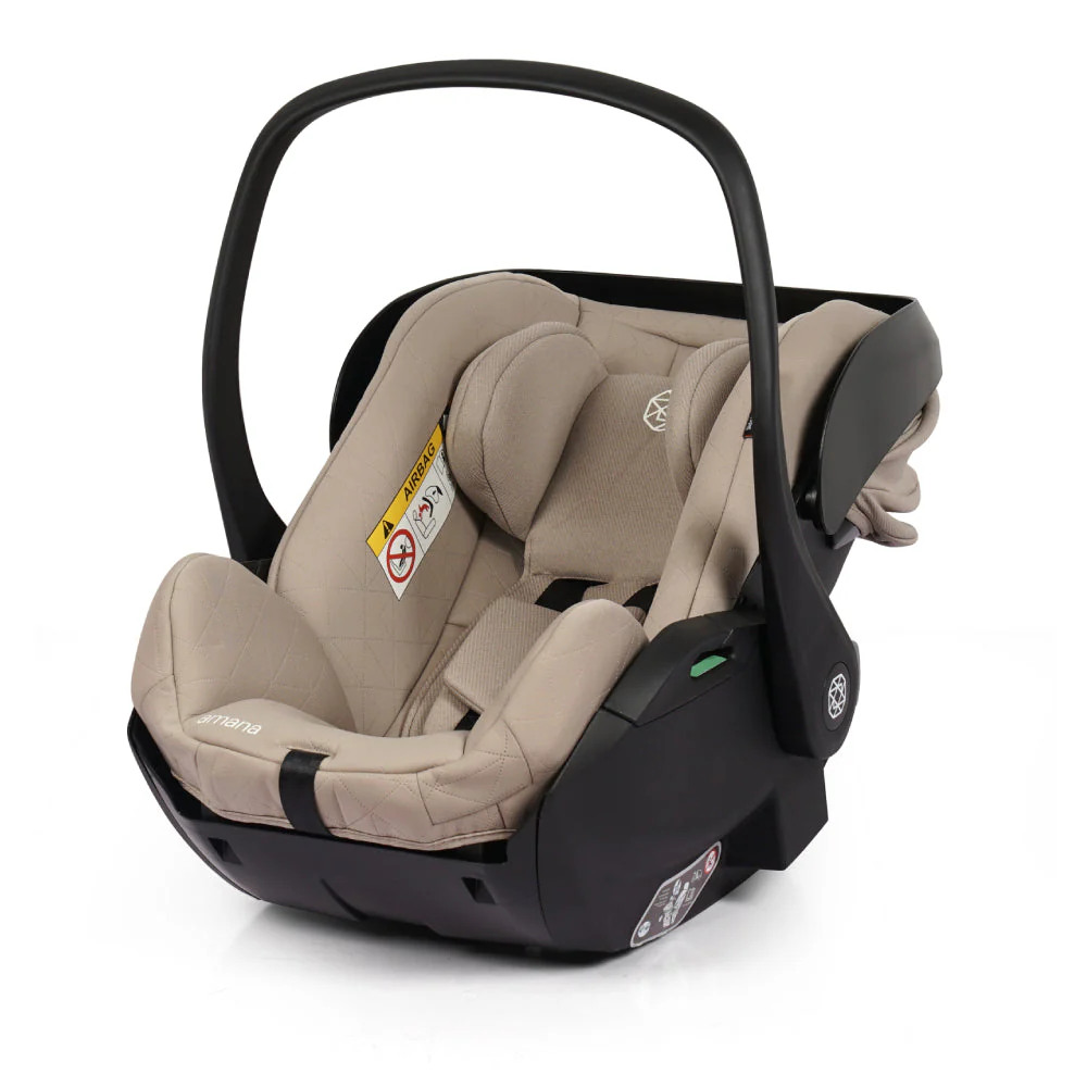 Amana Air+ Group 0+ Infant Carrier With Isofix Base - Stone Beige - Image 17