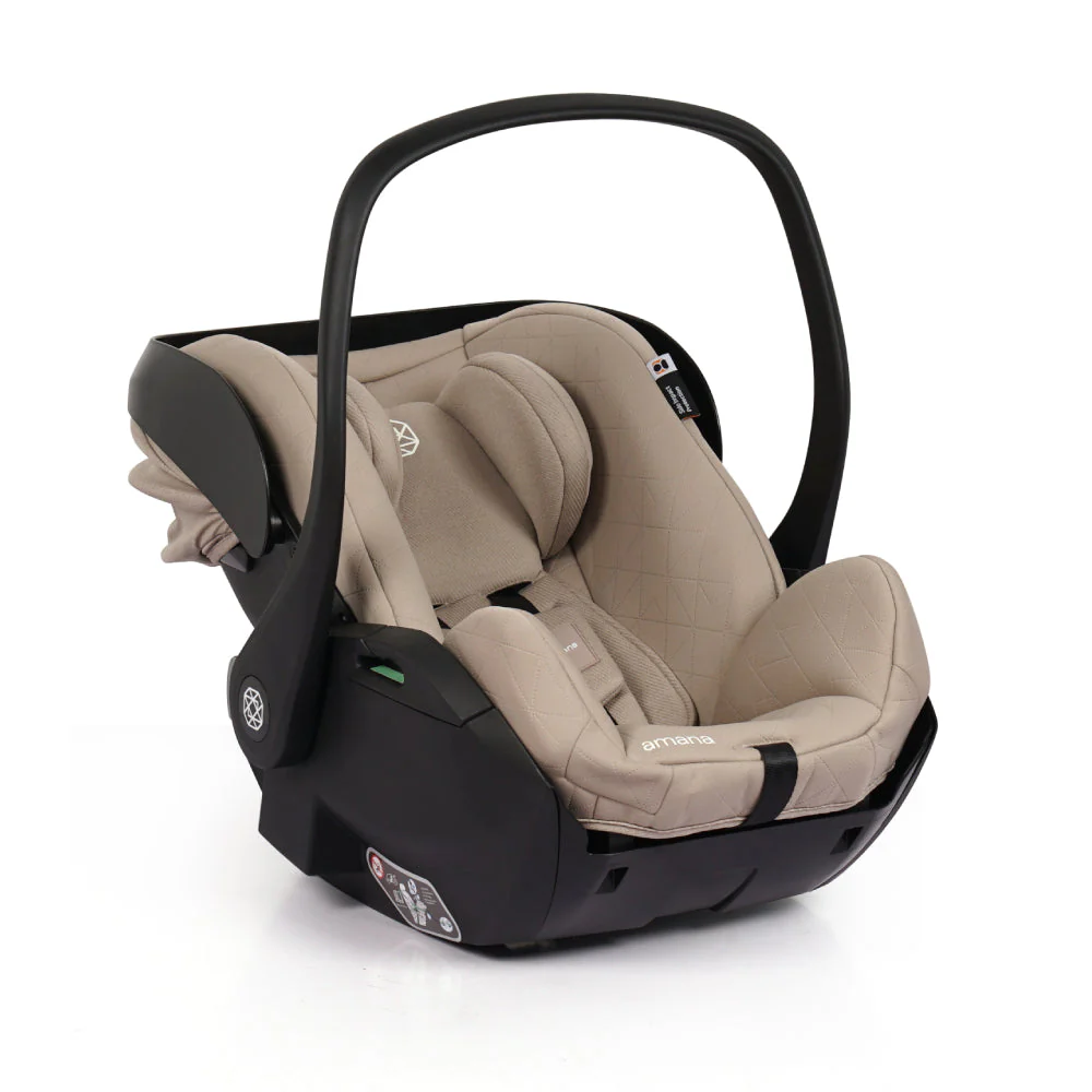 Amana Air+ Group 0+ Infant Carrier With Isofix Base - Stone Beige - Image 18