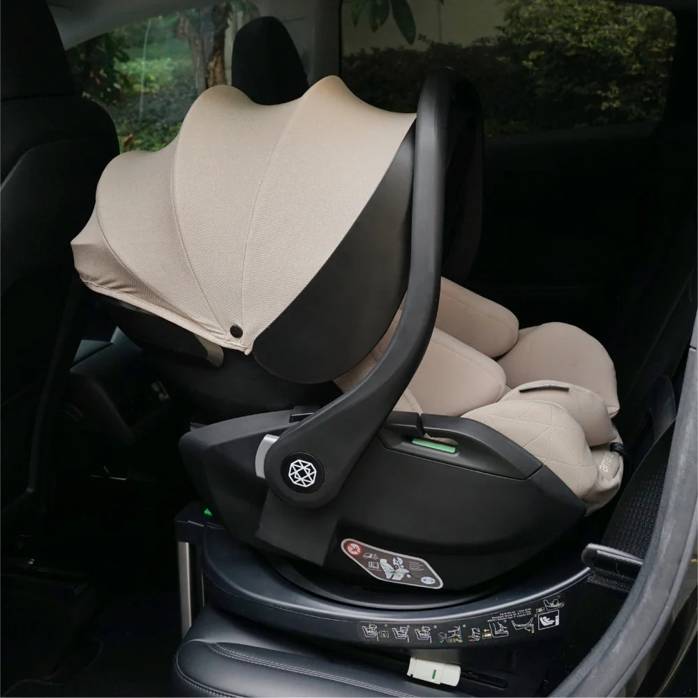 Amana Air+ Group 0+ Infant Carrier With Isofix Base - Stone Beige - Image 20