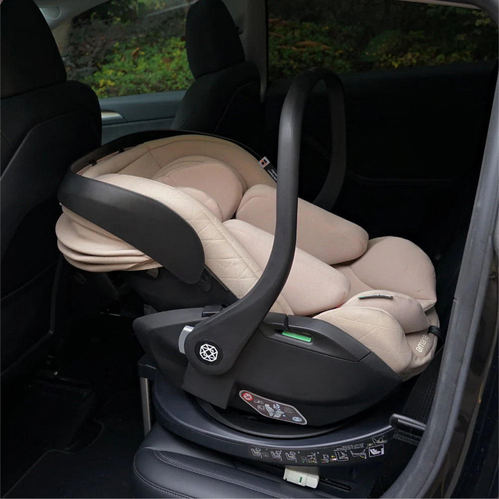 Amana Air+ Group 0+ Infant Carrier With Isofix Base - Stone Beige - Image 21
