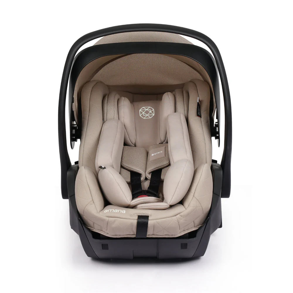 Amana Air+ Group 0+ Infant Carrier With Isofix Base - Stone Beige - Image 4
