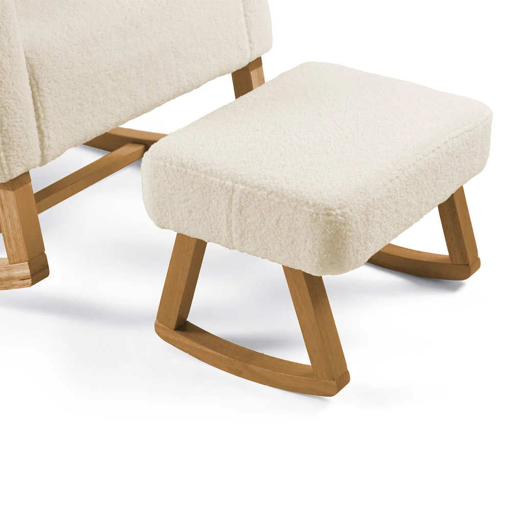 Amana Aura Nursing Chair & Stool - Dune/Yobina - Image 11