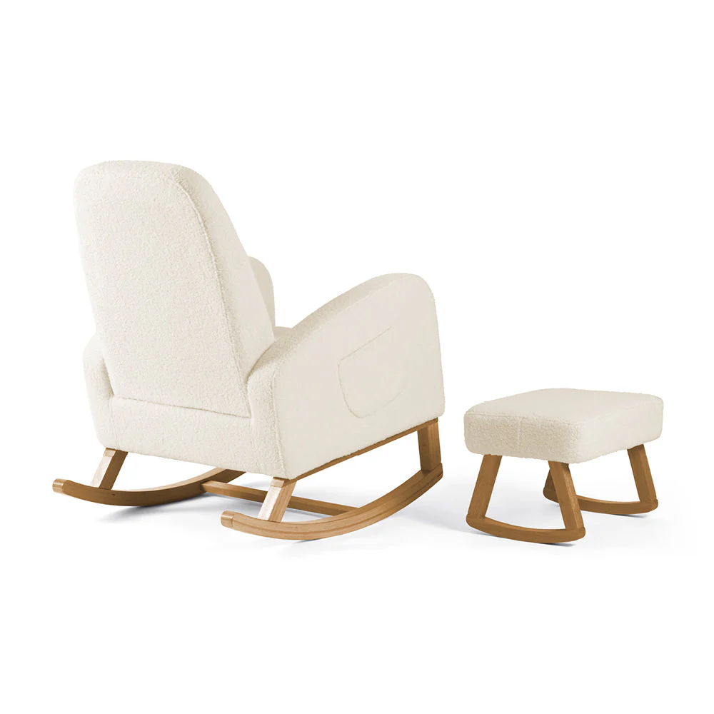 Amana Aura Nursing Chair & Stool - Dune/Yobina - Image 5