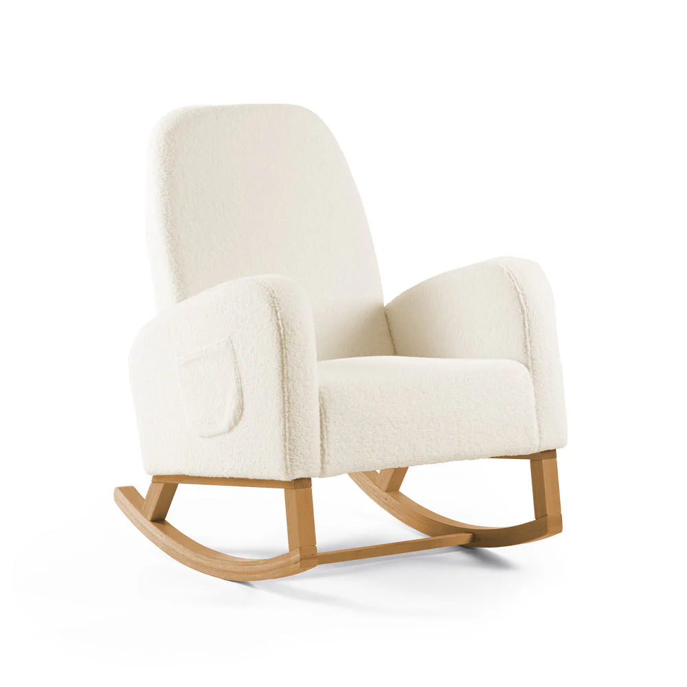 Amana Aura Nursing Chair & Stool - Dune/Yobina - Image 7