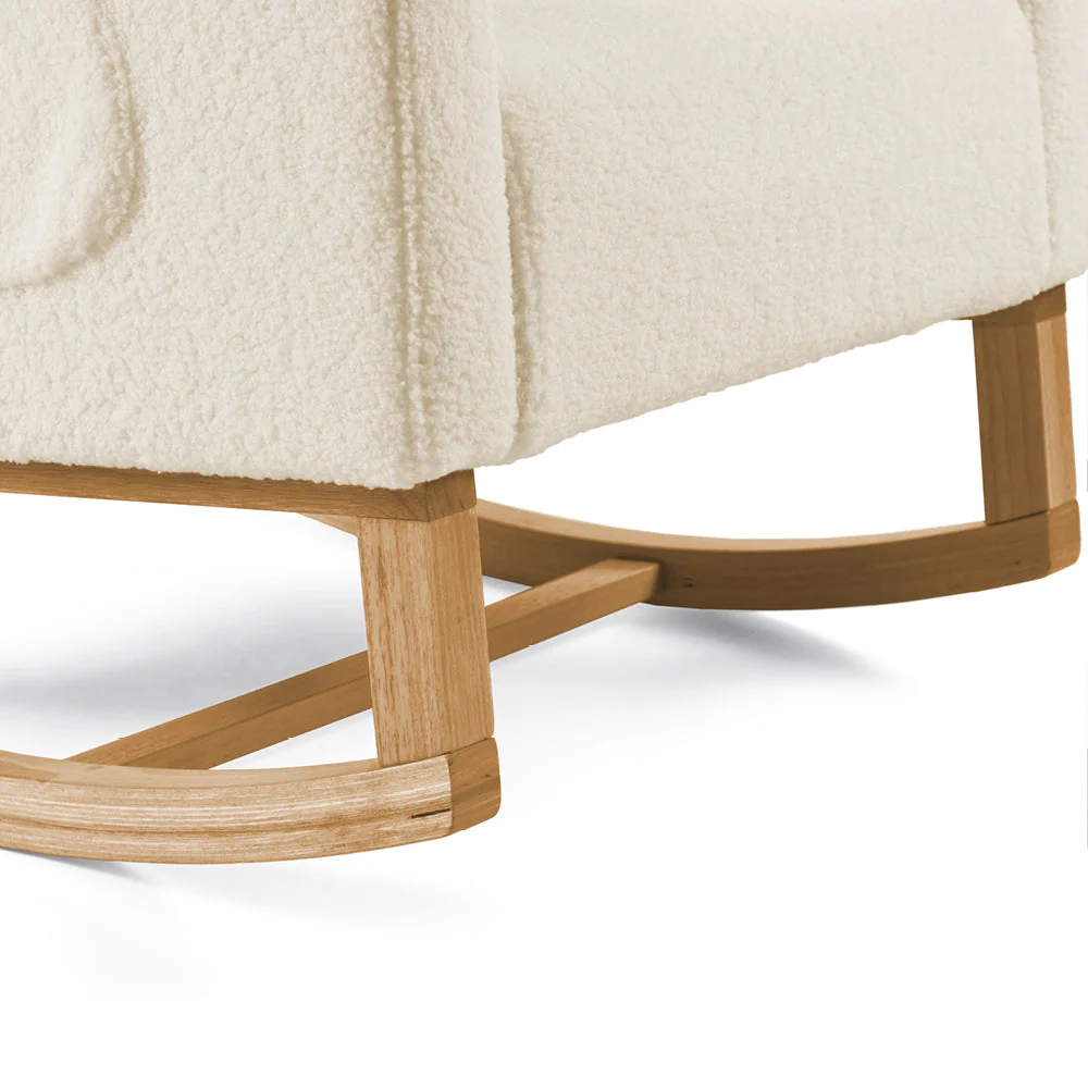 Amana Aura Nursing Chair & Stool - Dune/Yobina - Image 9