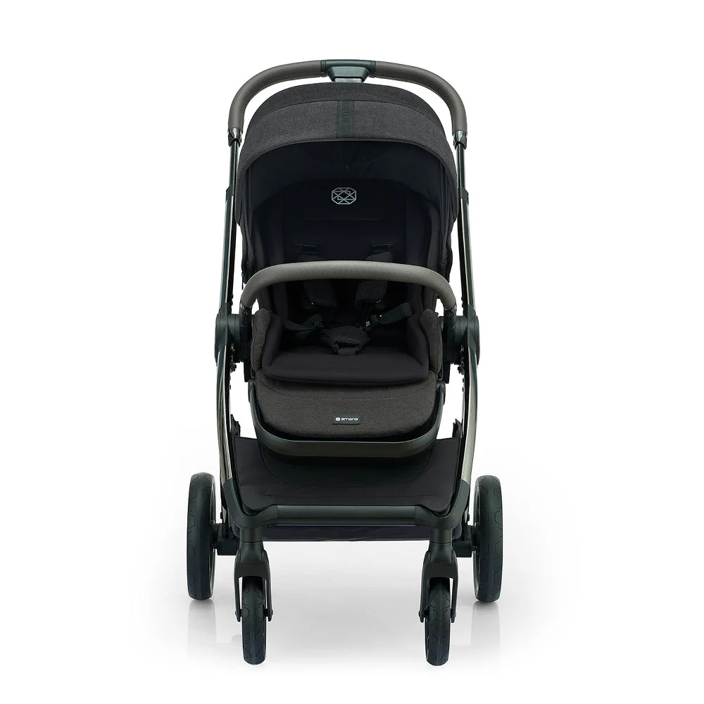 Amana Sereno 2 in 1 Pushchair & Carrycot - Graphite - Image 4