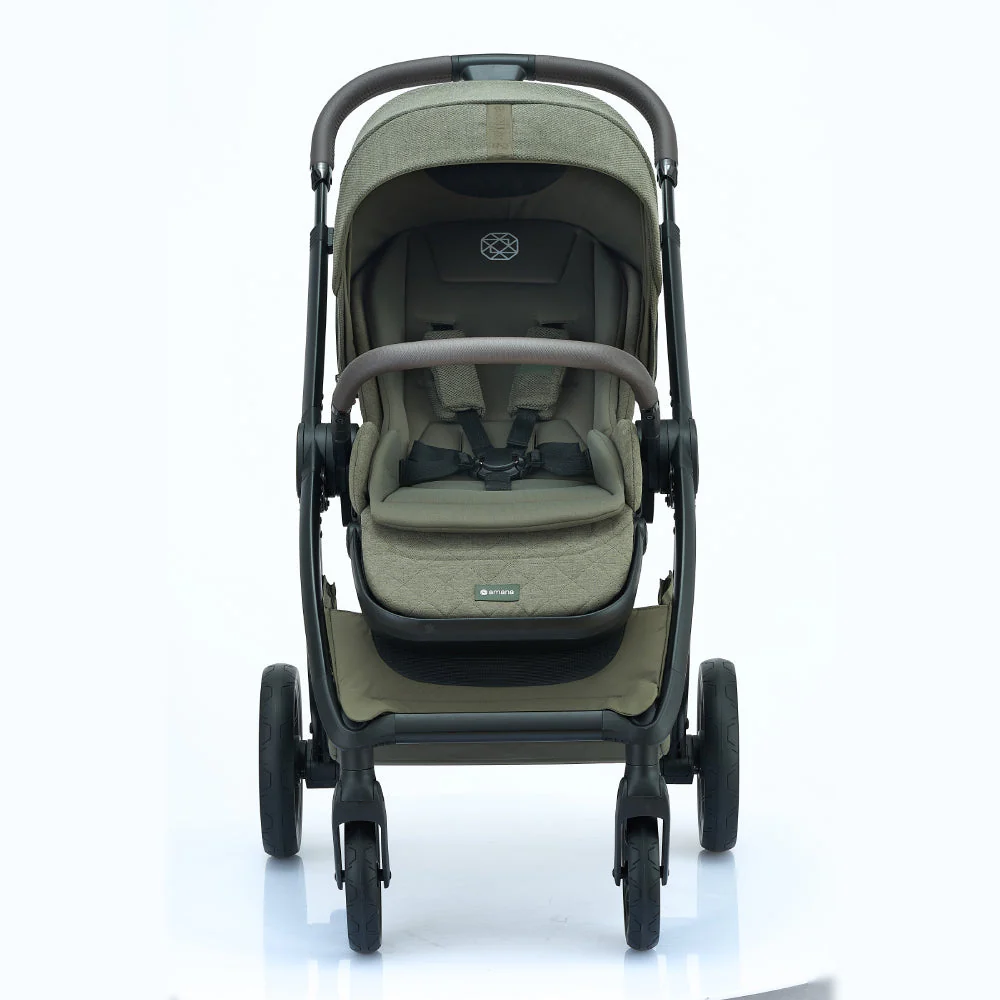 Amana Sereno 2 in 1 Pushchair & Carrycot - Sage Green - Image 5