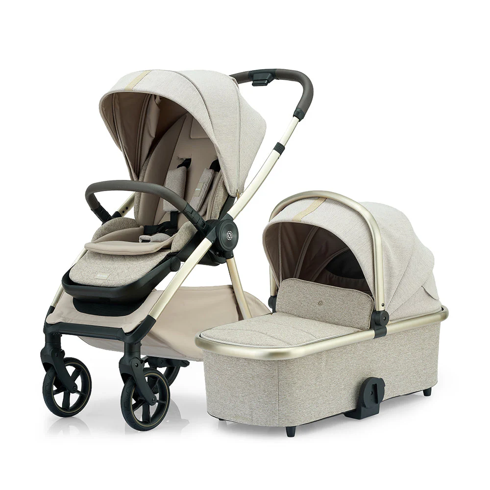 Amana Sereno 2 in 1 Pushchair & Carrycot - Stone Beige - Image 3
