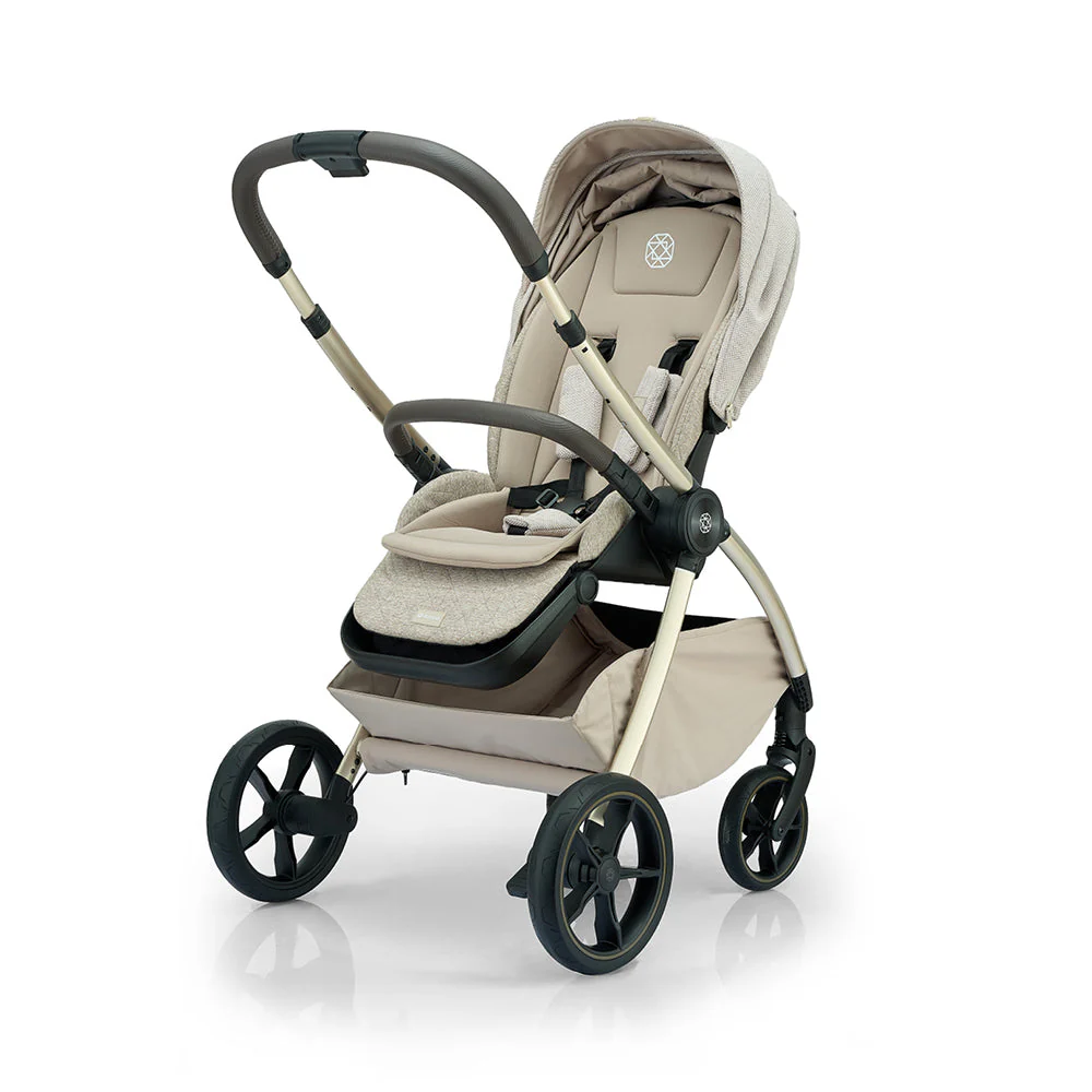 Amana Sereno 2 in 1 Pushchair & Carrycot - Stone Beige - Image 8
