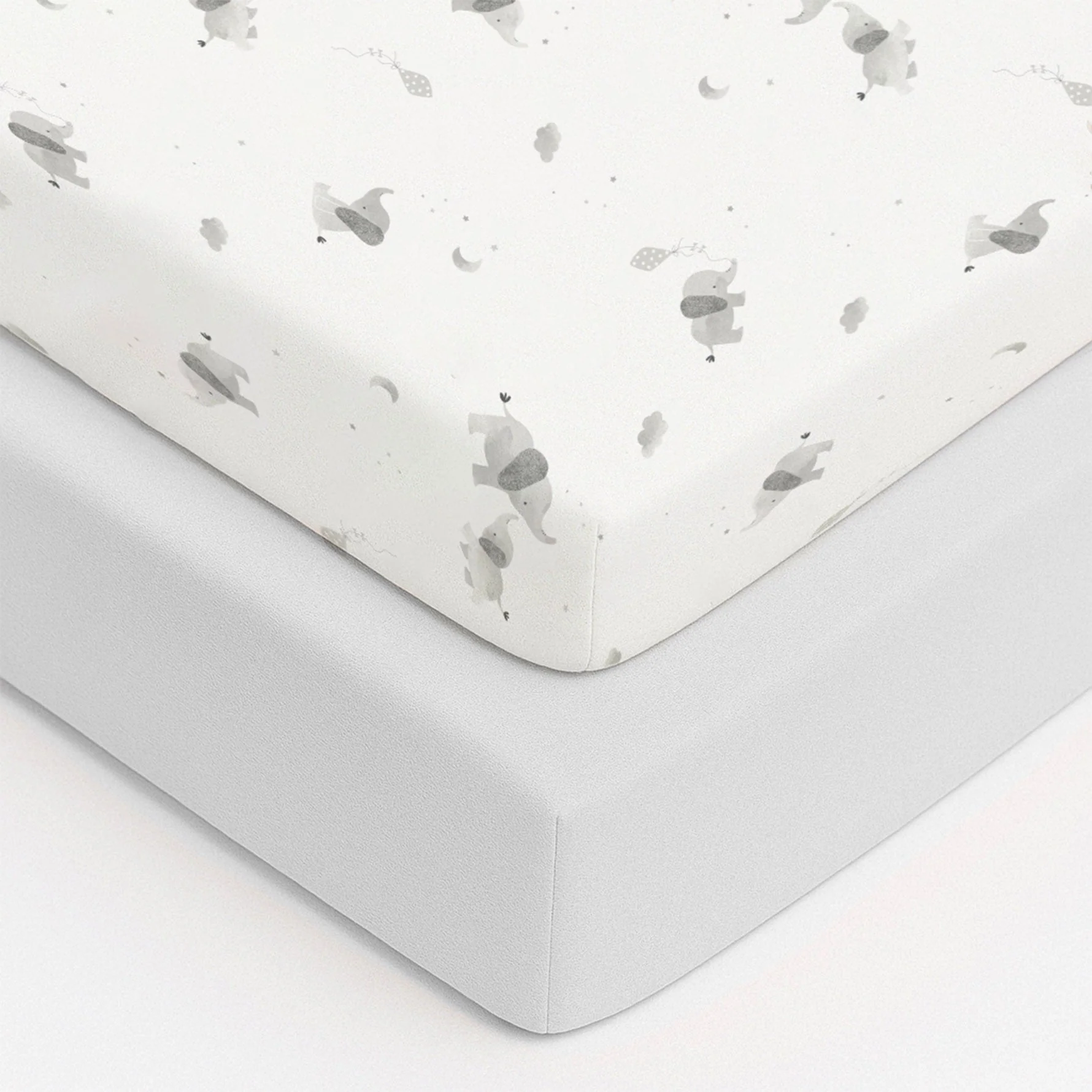 Baby Elegance 2 Pack Jersey Cot Bed Sheets, 140 x 70cm - Image 8