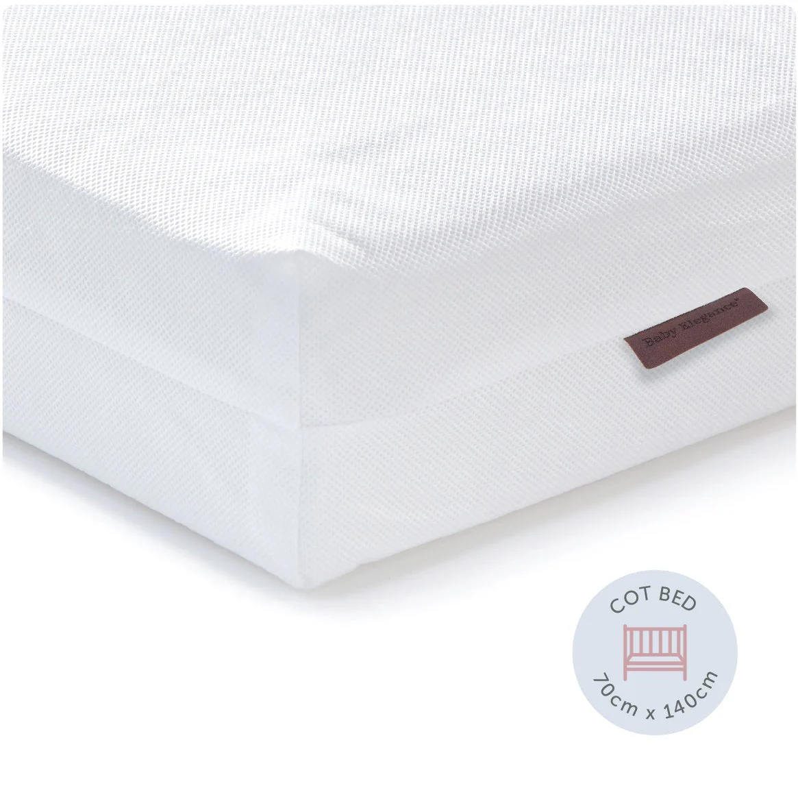 Baby Elegance Eco Fibre Cot Bed Mattress 140 x 70 cm - Image 3