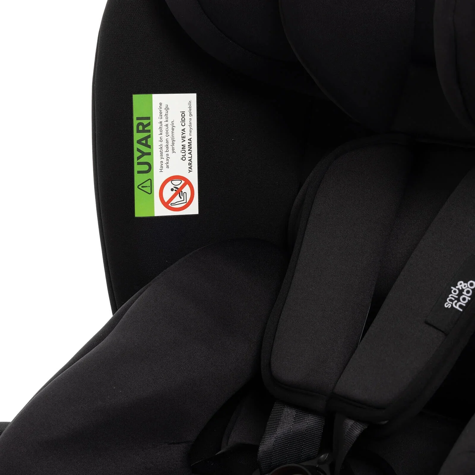 baby plus Orbitfix Group 0+/1/2/3 (Birth to 12 Years) Car Seat - Black - Image 13
