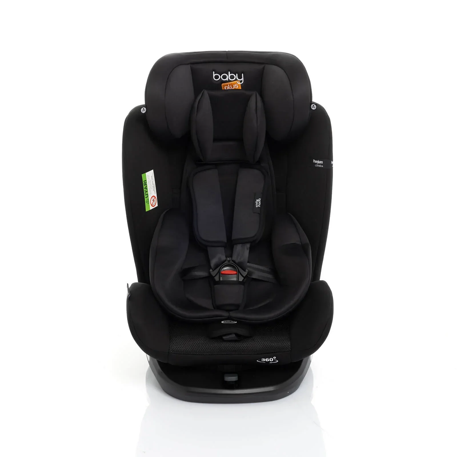 baby plus Orbitfix Group 0+/1/2/3 (Birth to 12 Years) Car Seat - Black - Image 7