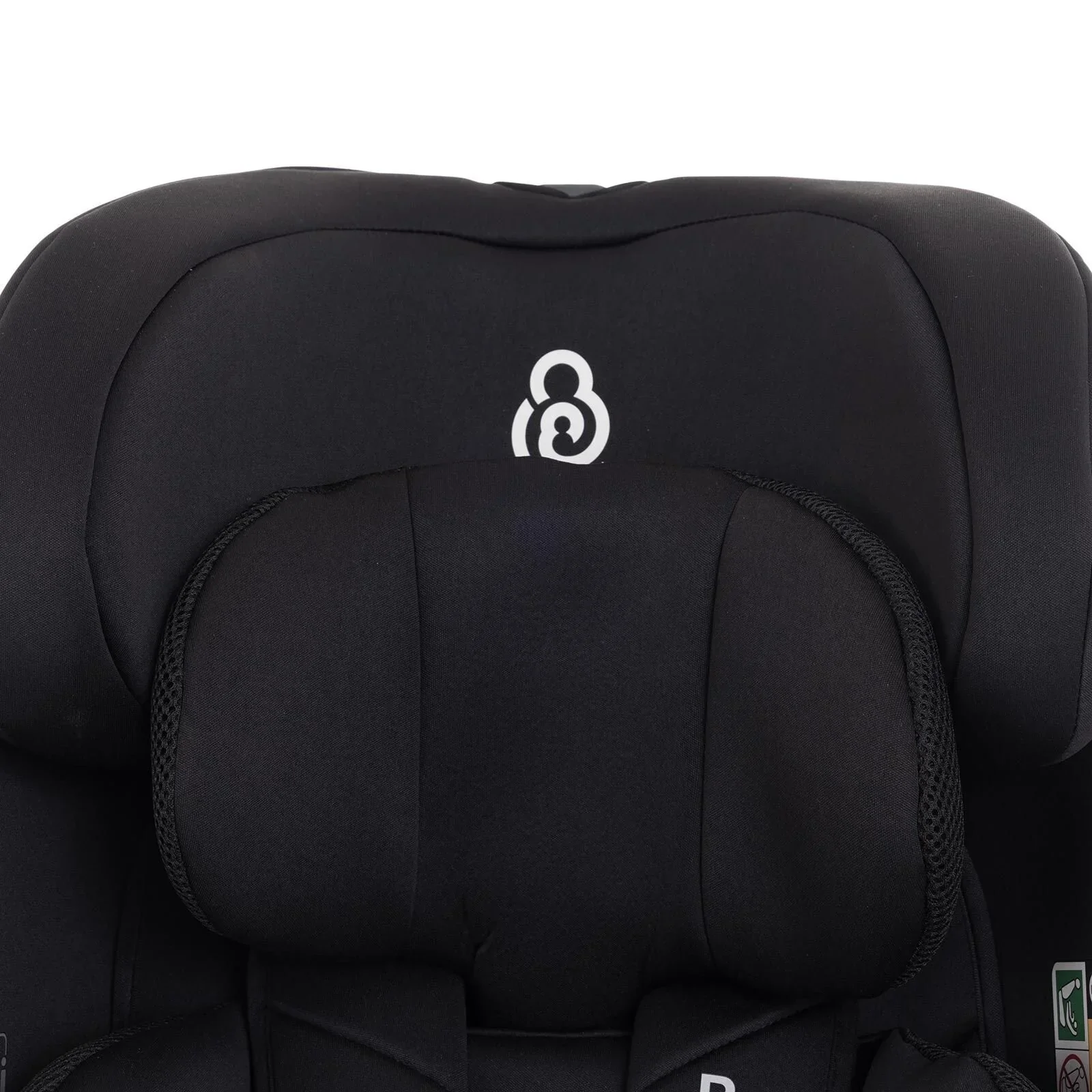 baby plus Pixi i-Size Group 0+/1/2/3 (Birth to 12 Years) Car Seat - Black - Image 25