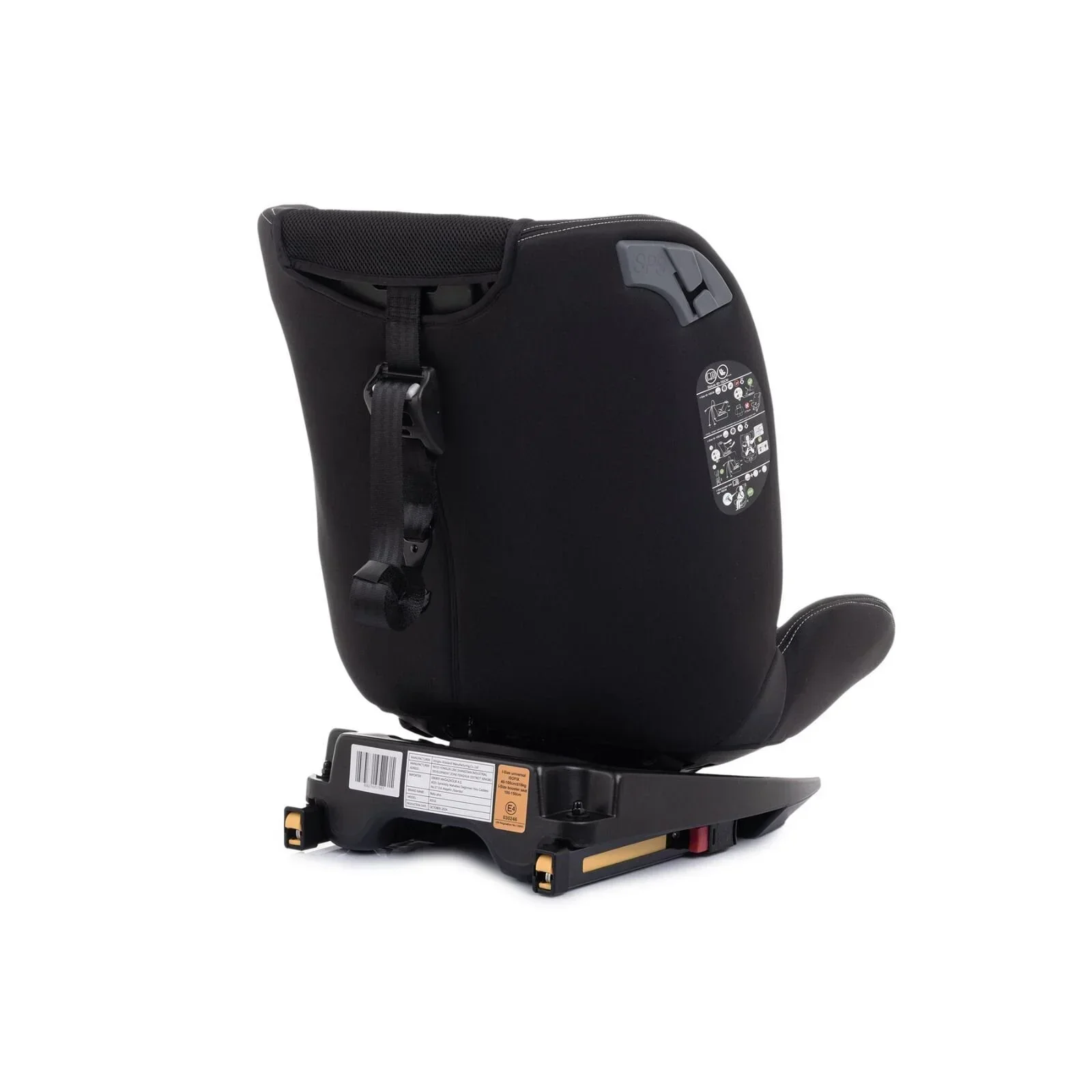 baby plus Pixi i-Size Group 0+/1/2/3 (Birth to 12 Years) Car Seat - Black - Image 8