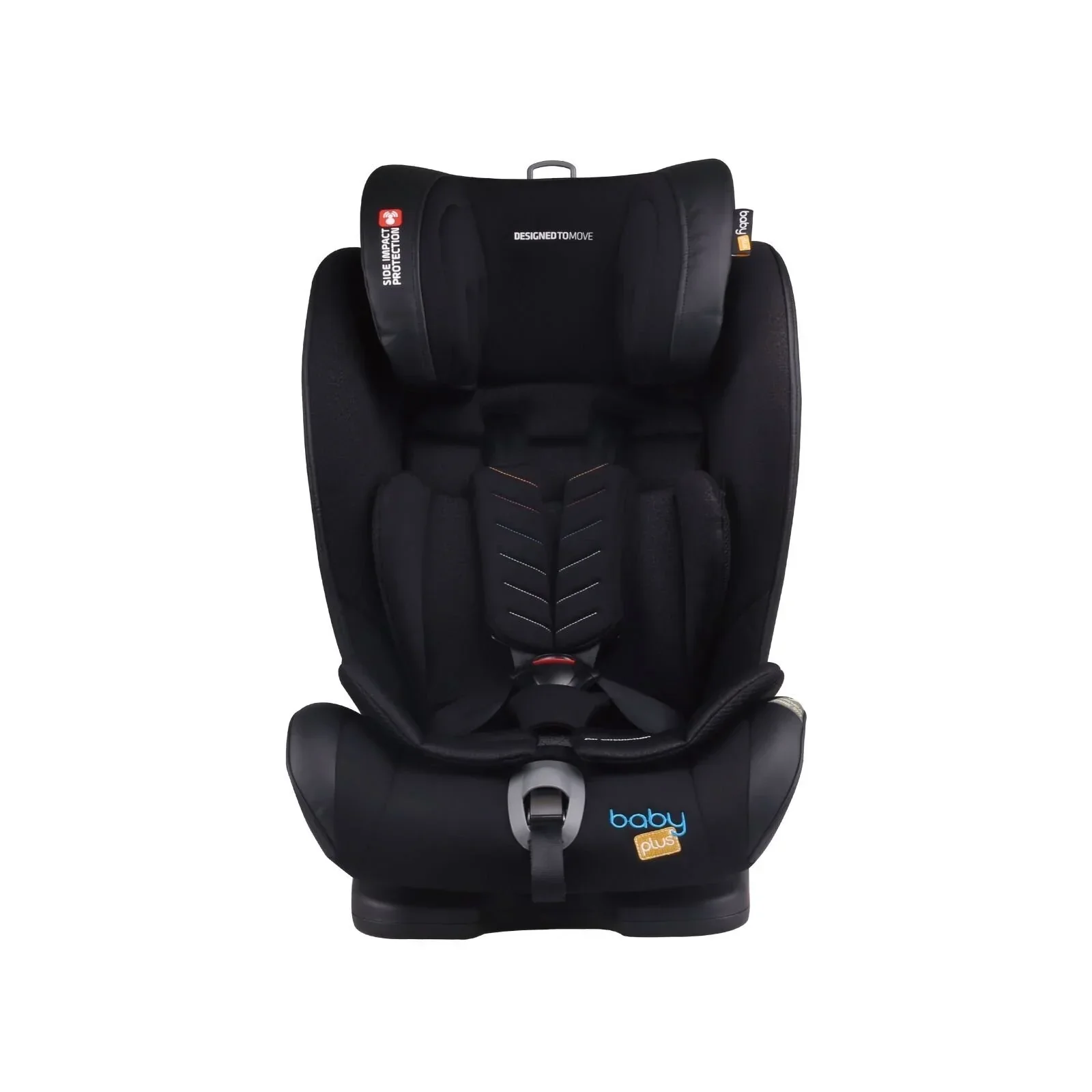 baby plus Secure Group 1/2/3 (9 Months to 12 Years) Car Seat - Black - Image 2