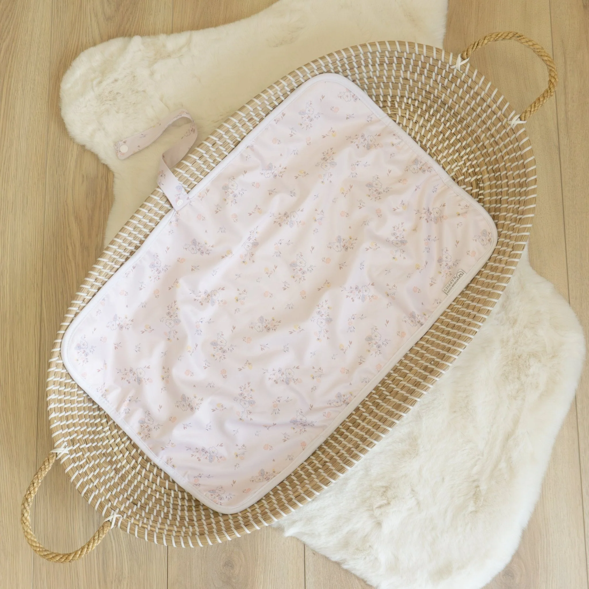 Baby Travel Changing Mats - Darling Buds - Image 2