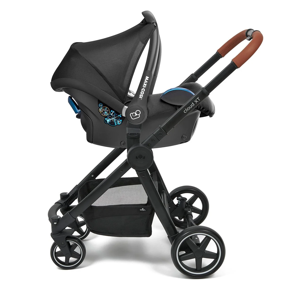 BabyLo Cloud XT 3-in-1 Travel system, Black - Image 8