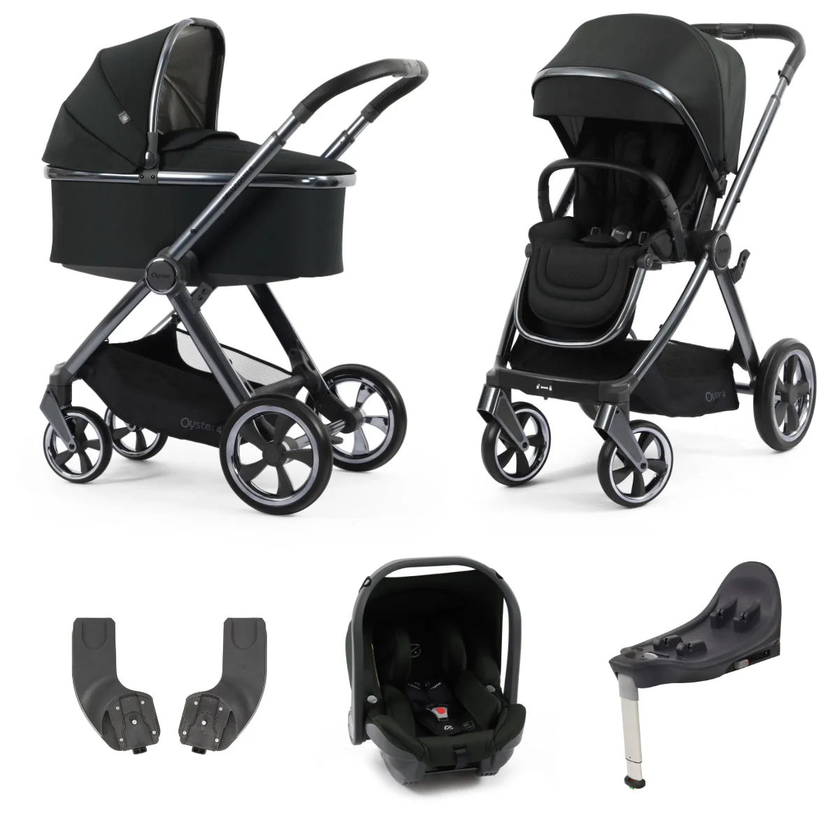 Babystyle Oyster 4 Essential Bundle - Black Olive