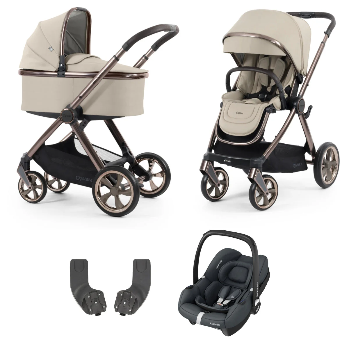 Babystyle Oyster 4 Essential Bundle with Maxi Cosi Cabriofix Car Seat - Image 7