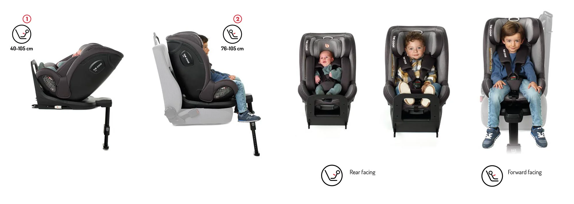 Be Cool Fit 360 Rotating i-Size Car Seat 40–105cm, 0 -4 Years - Image 10