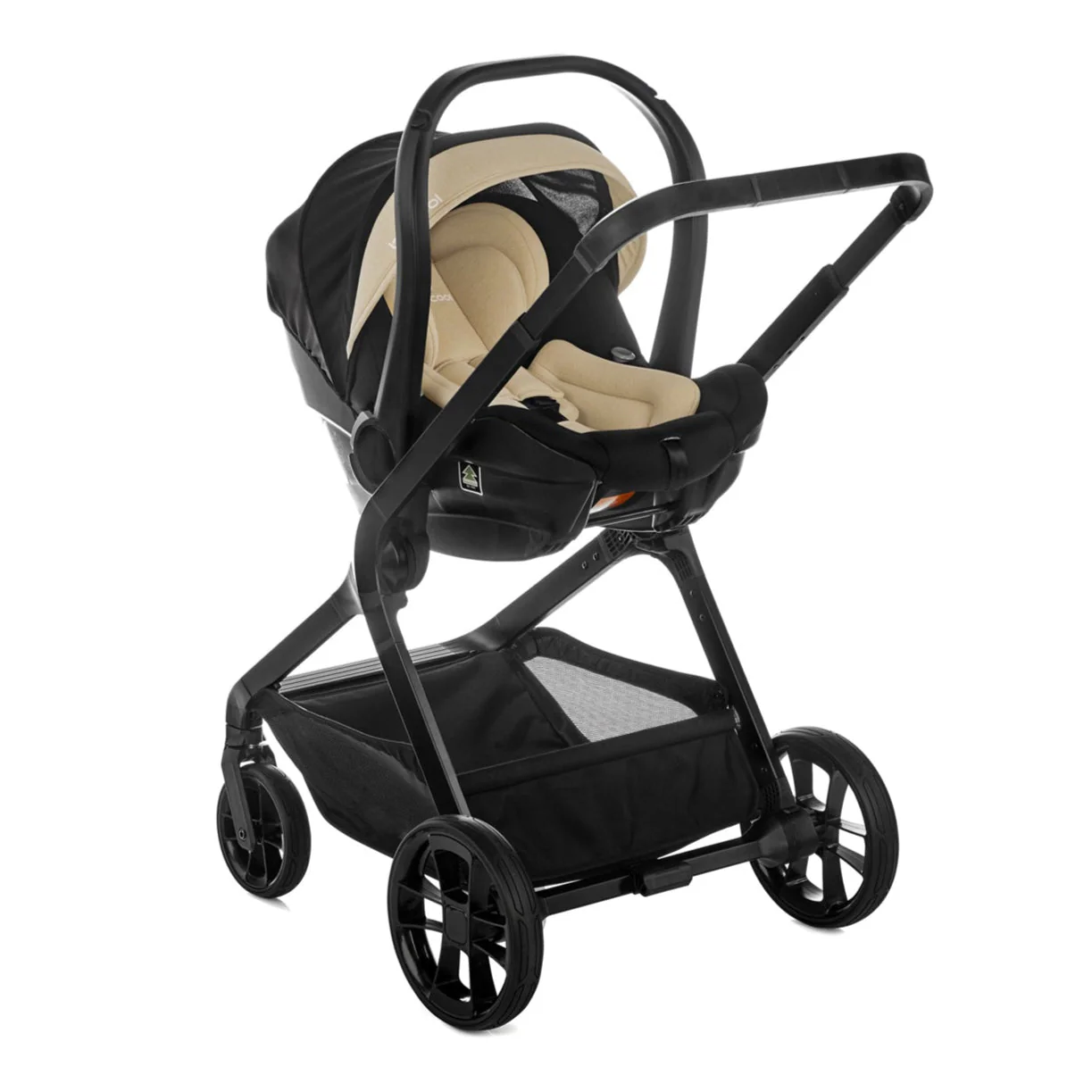 Be Cool Kombo Trio: Pushchair + Carrycot + i-Size Travel Baby Carrier, Be Rock - Image 10