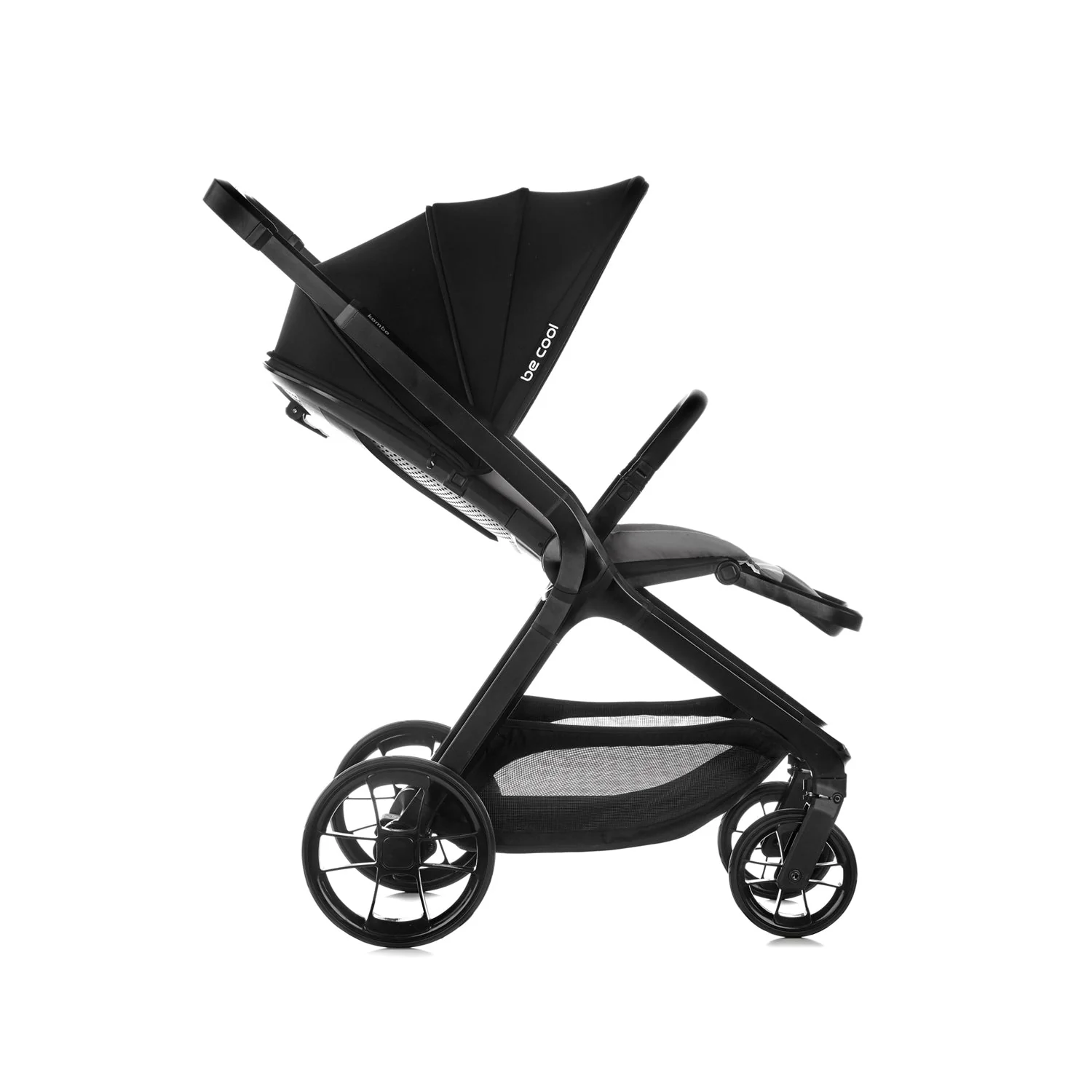 Be Cool Kombo Trio: Pushchair + Carrycot + i-Size Travel Baby Carrier, Be Rock - Image 25