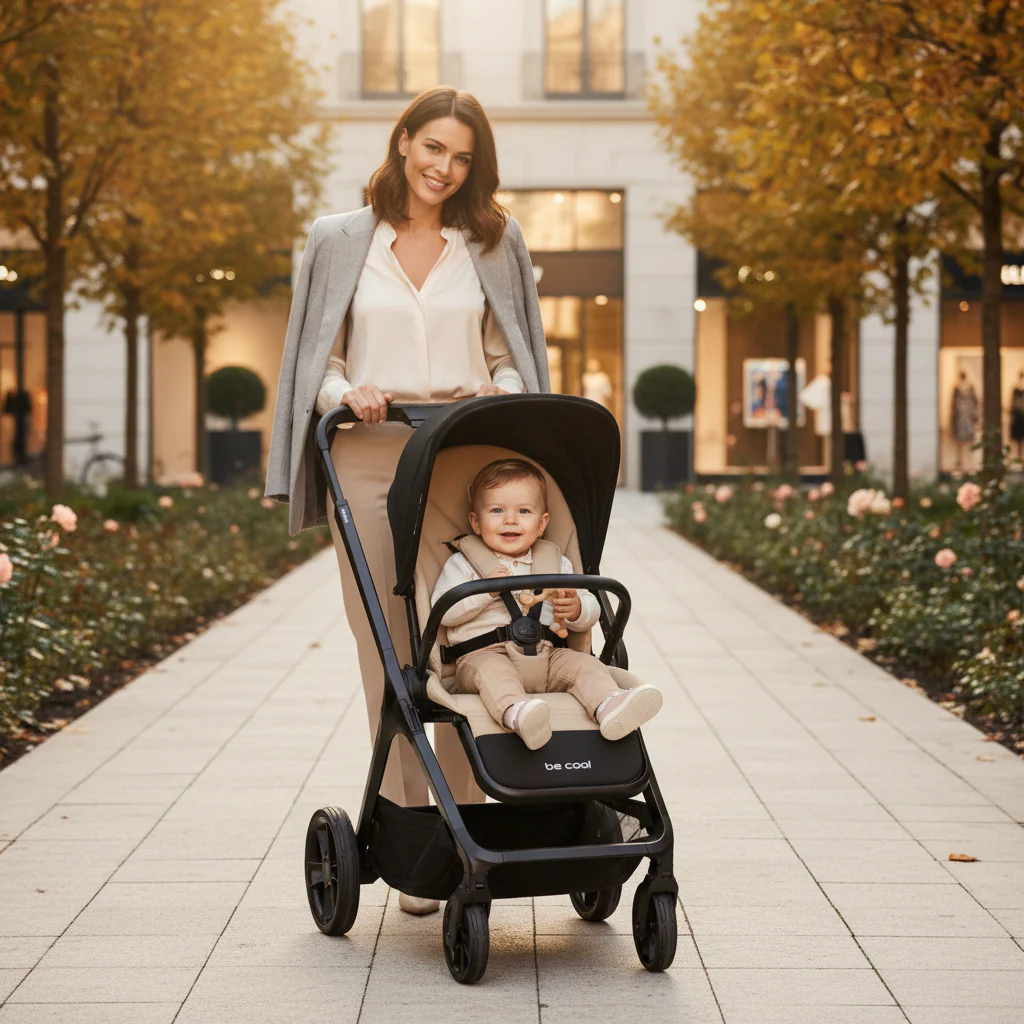 Be Cool Kombo Trio: Pushchair + Carrycot + i-Size Travel Baby Carrier, Be Rock - Image 39