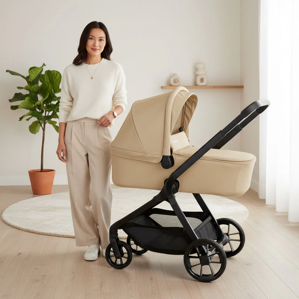 Be Cool Kombo Trio: Pushchair + Carrycot + i-Size Travel Baby Carrier, Be Rock - Image 2