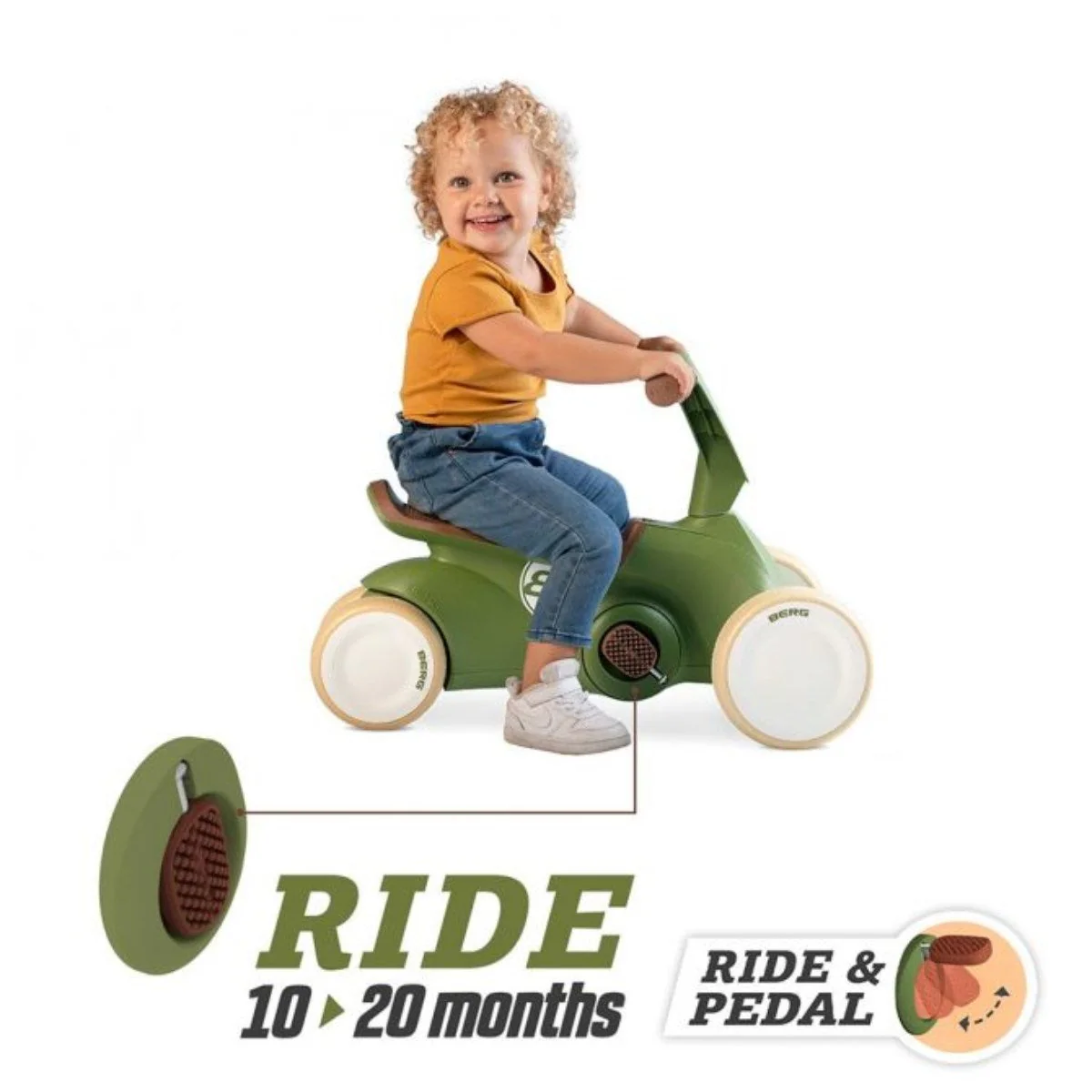 Berg Go2 Retro Ride & Pedal Car - Image 21