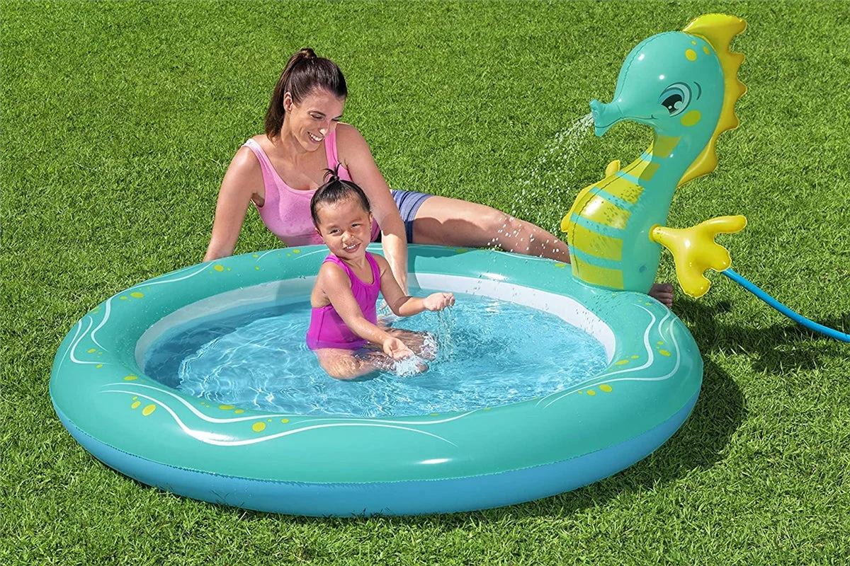 Bestway Seahorse Sprinkler Paddling Pool - Image 12