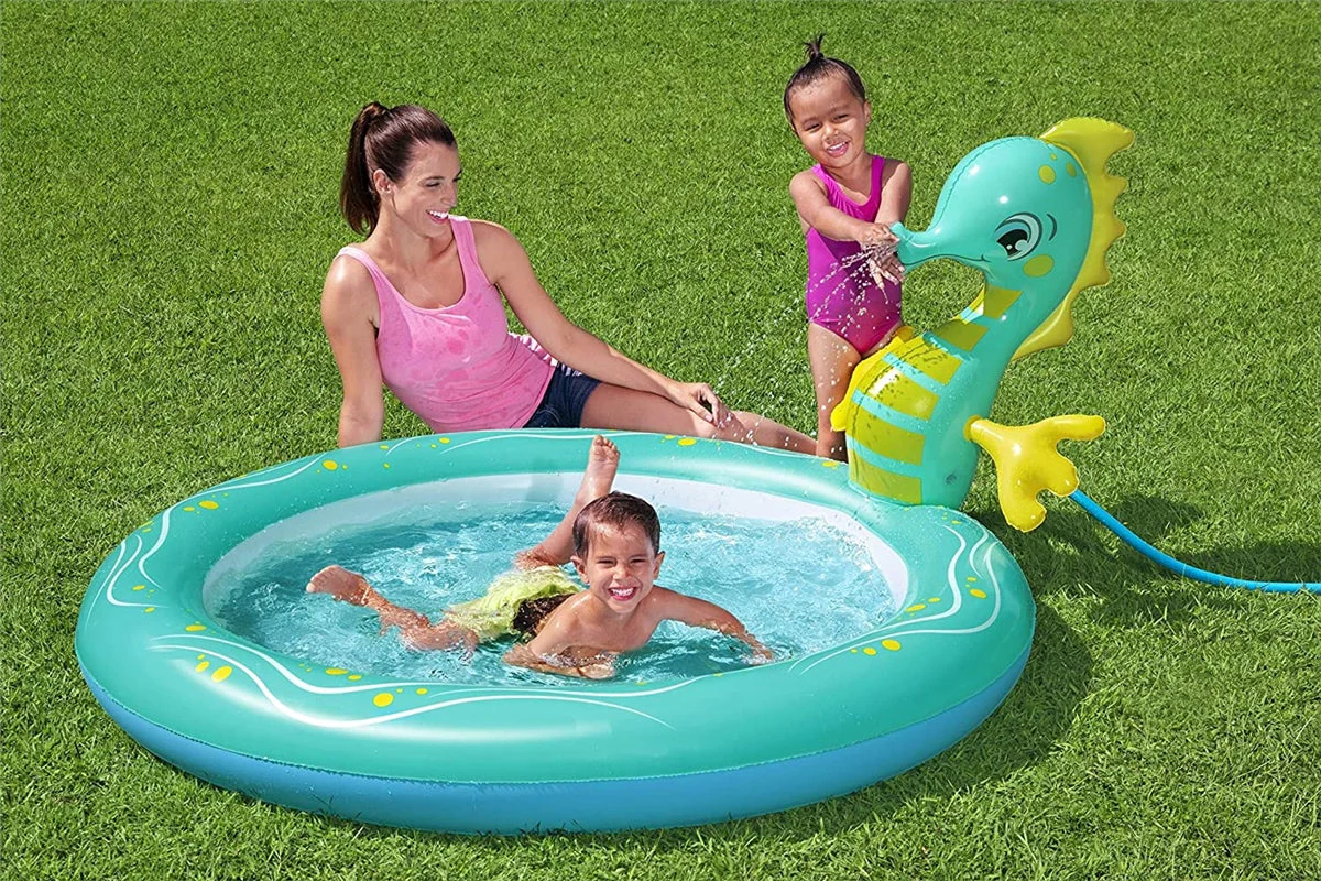 Bestway Seahorse Sprinkler Paddling Pool - Image 16