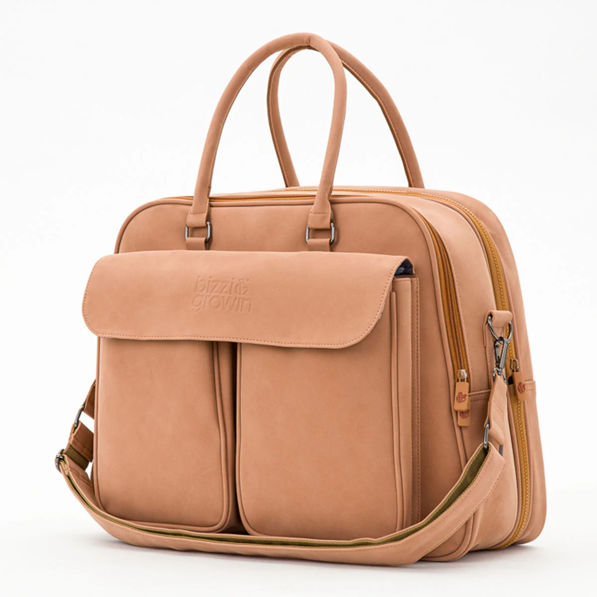 Bizzi Growin Baby Travel Crib Changing Bag POD ® - Vegan Leather - Image 11