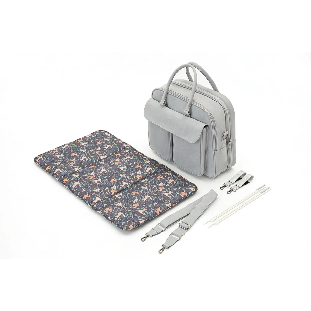 Bizzi Growin Baby Travel Crib Changing Bag POD ® - Vegan Leather - Image 16