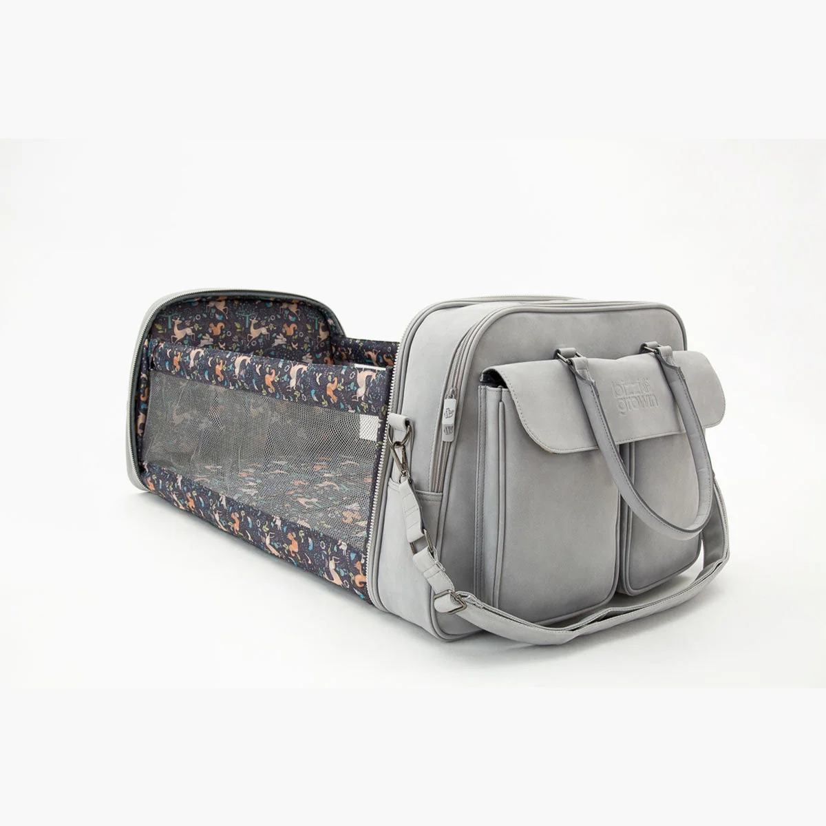 Bizzi Growin Baby Travel Crib Changing Bag POD ® - Vegan Leather - Image 18