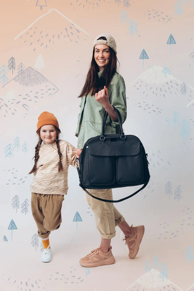 Bizzi Growin Baby Travel Crib Changing Bag POD ® - Vegan Leather - Image 28