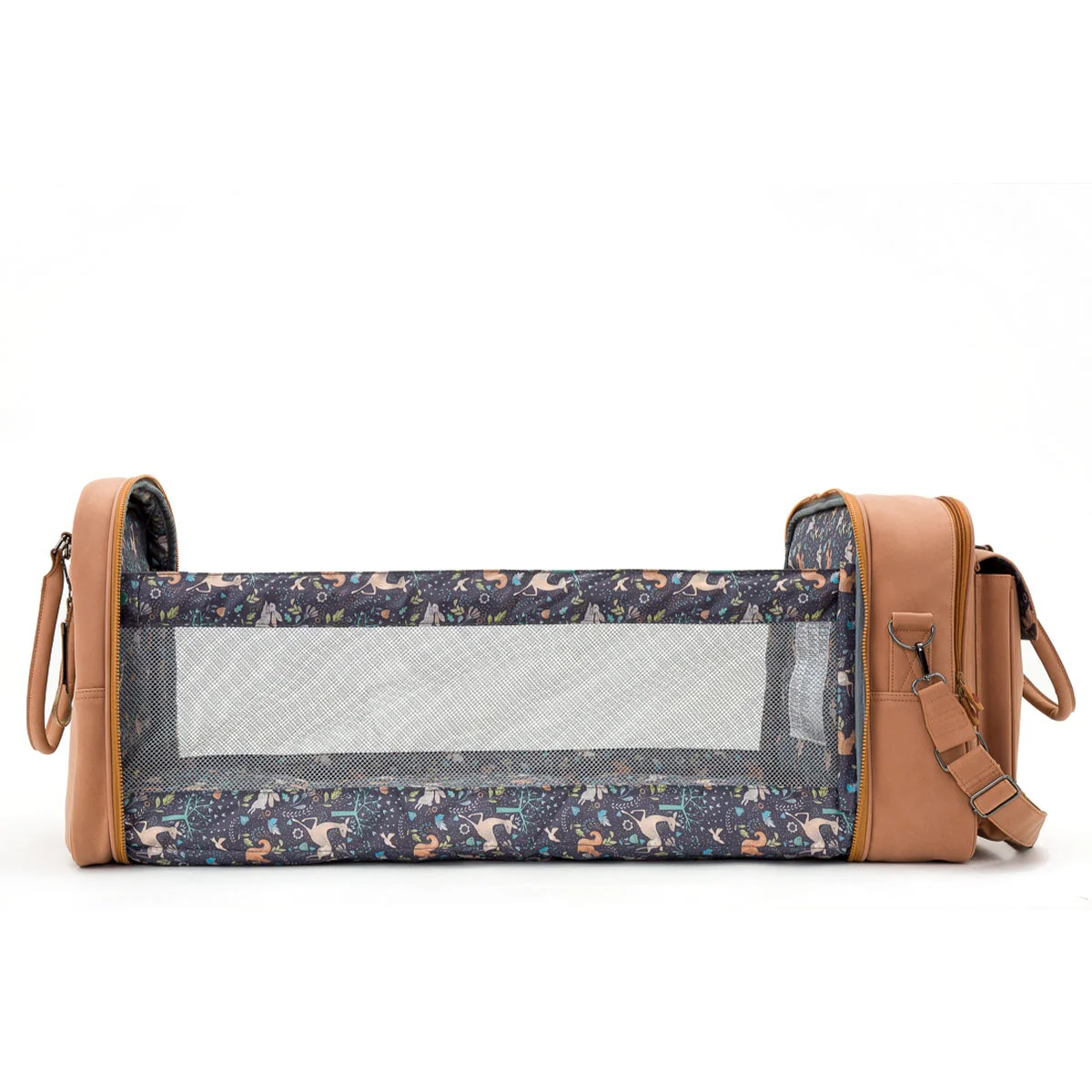 Bizzi Growin Baby Travel Crib Changing Bag POD ® - Vegan Leather - Image 3