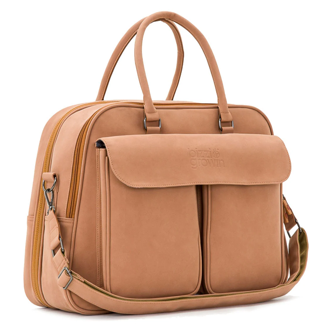 Bizzi Growin Baby Travel Crib Changing Bag POD ® - Vegan Leather - Image 4