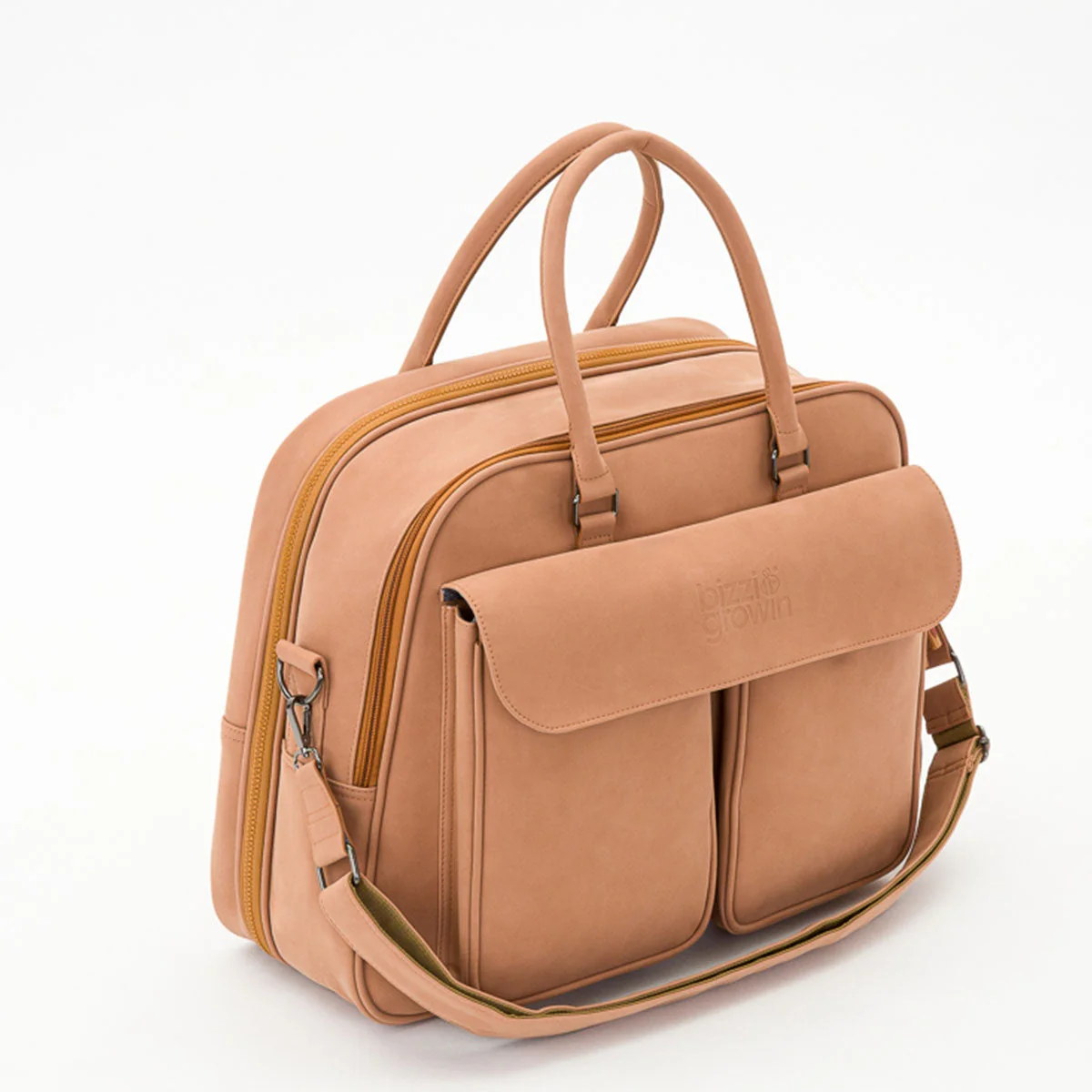 Bizzi Growin Baby Travel Crib Changing Bag POD ® - Vegan Leather - Image 9