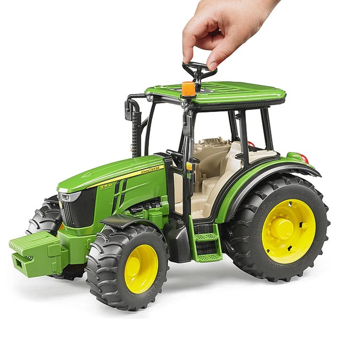 Bruder John Deere 5115M Large Toy Tractor - Image 3