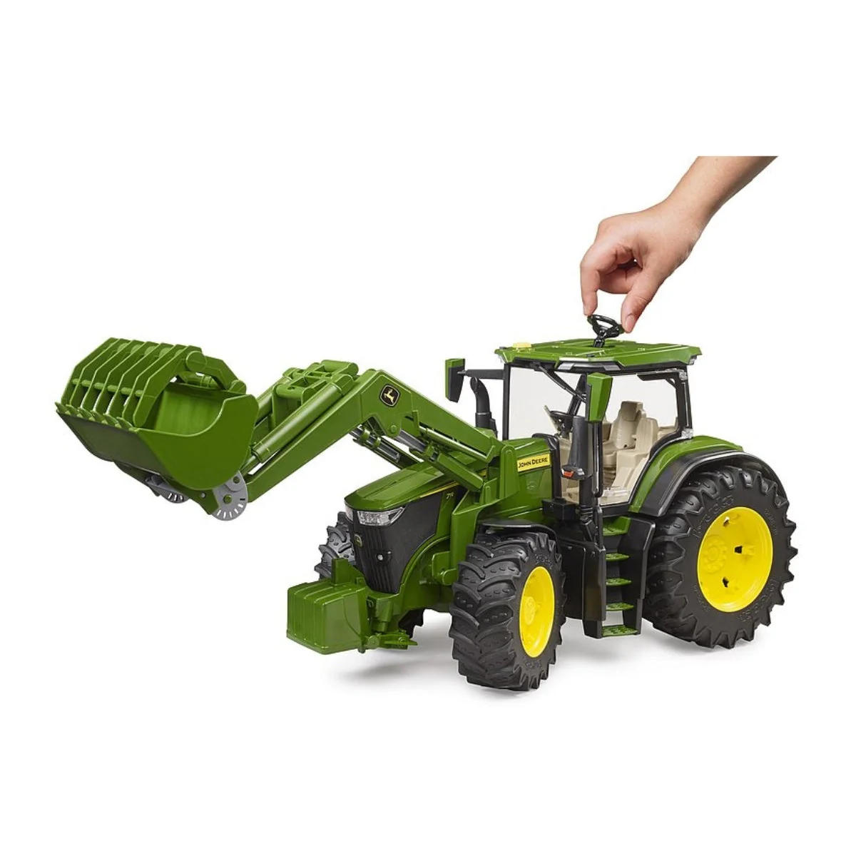 Bruder John Deere 7R 350 with Frontloader - Image 2