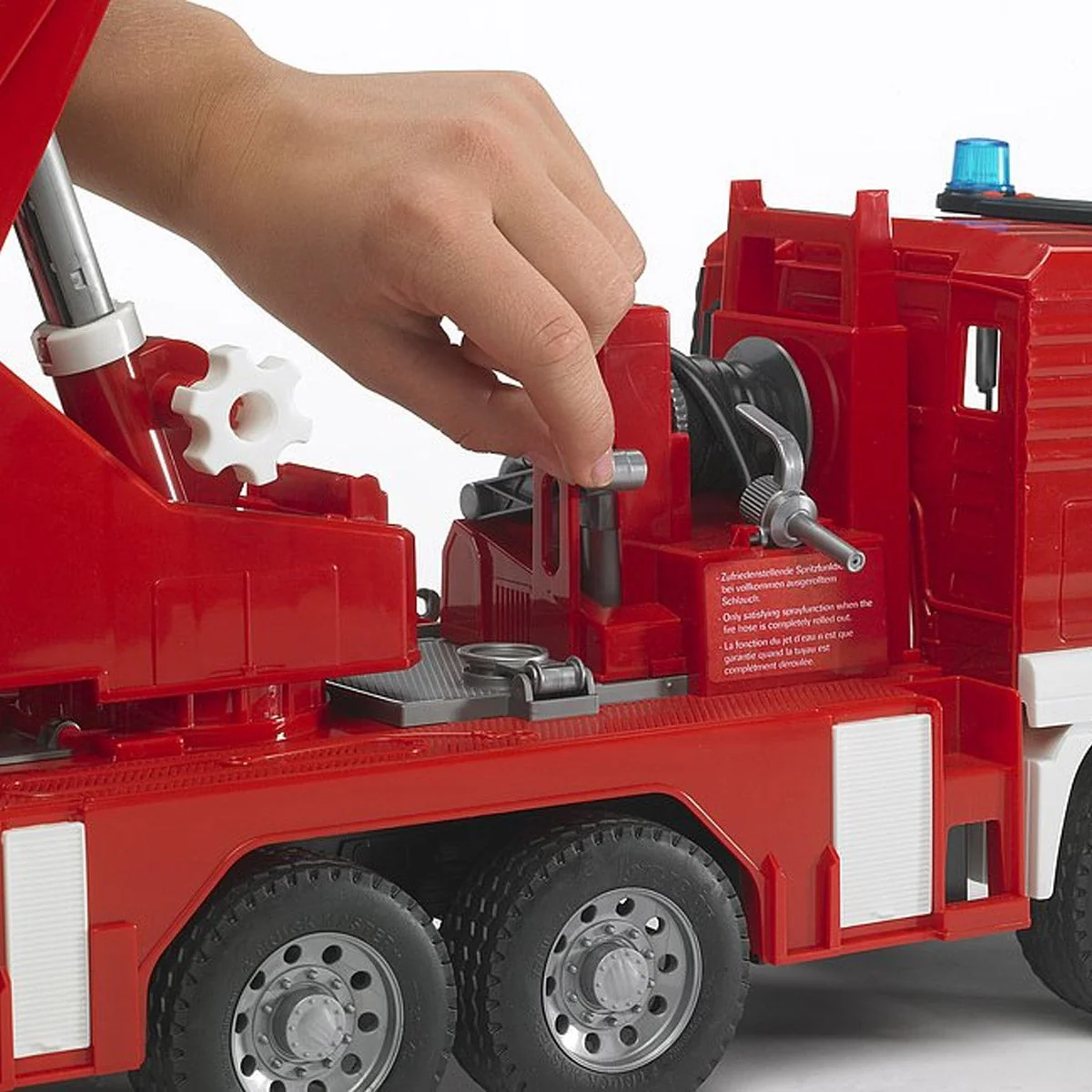 Bruder MAN Fire Engine Toy Truck with Water Pump, Lights and Sound Module - Image 6