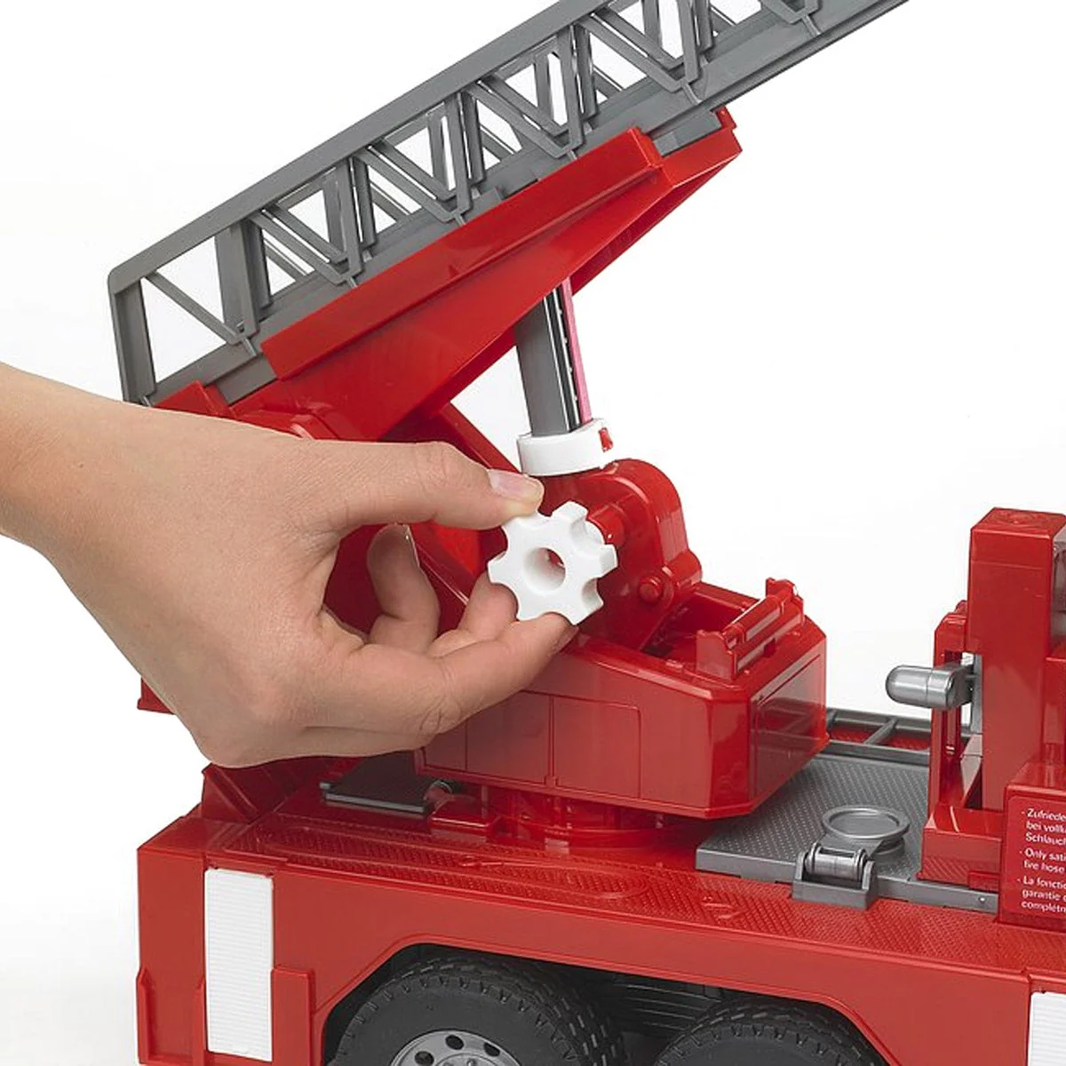 Bruder MAN Fire Engine Toy Truck with Water Pump, Lights and Sound Module - Image 7