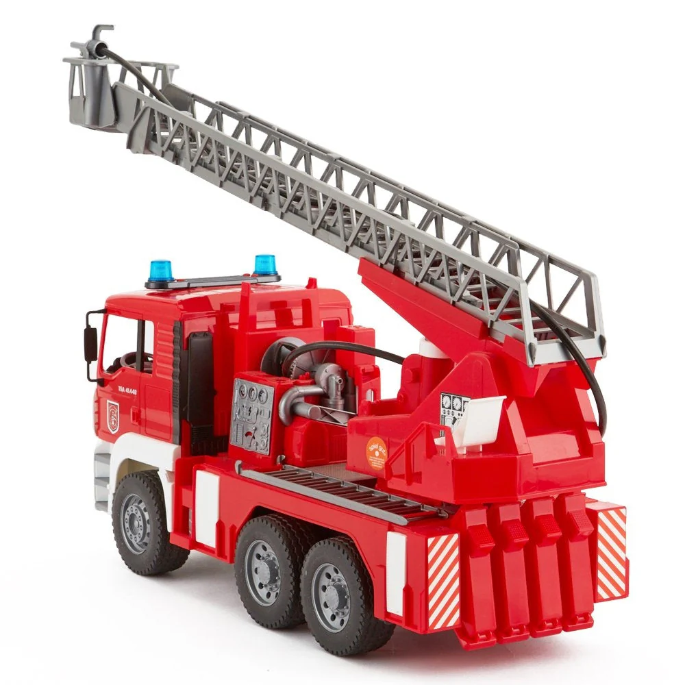 Bruder MAN Fire Engine Toy Truck with Water Pump, Lights and Sound Module - Image 9