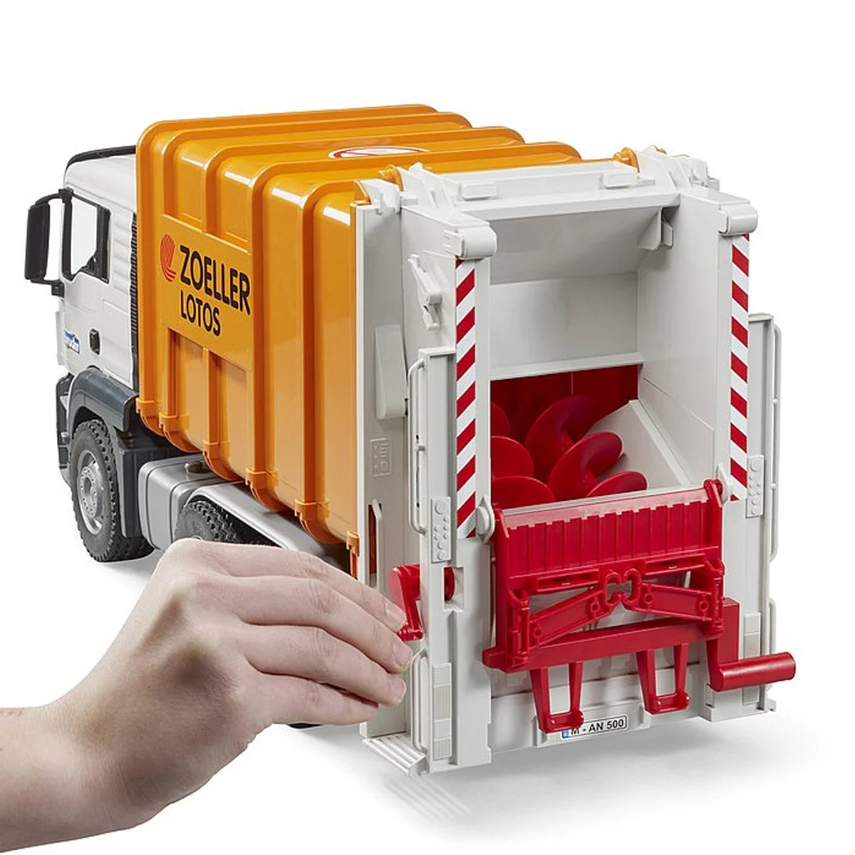 Bruder MAN TGS Rear Loading Garbage Truck - Image 2